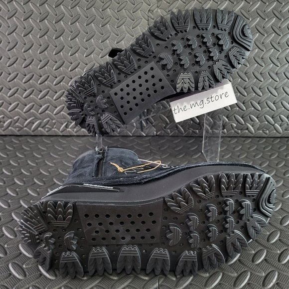 Adidas NMD_S1 x Neighborhood Black White Suede Boots Men\'s Size 9 ID1708 NWOB